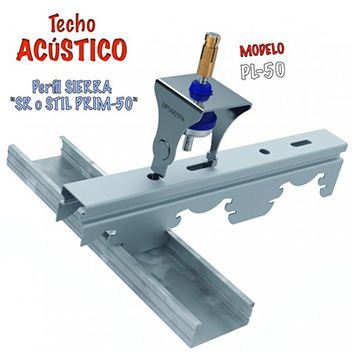 Escayolas Eurocastilla S.L. aislador acústico se pl-50 v para perfil sierra